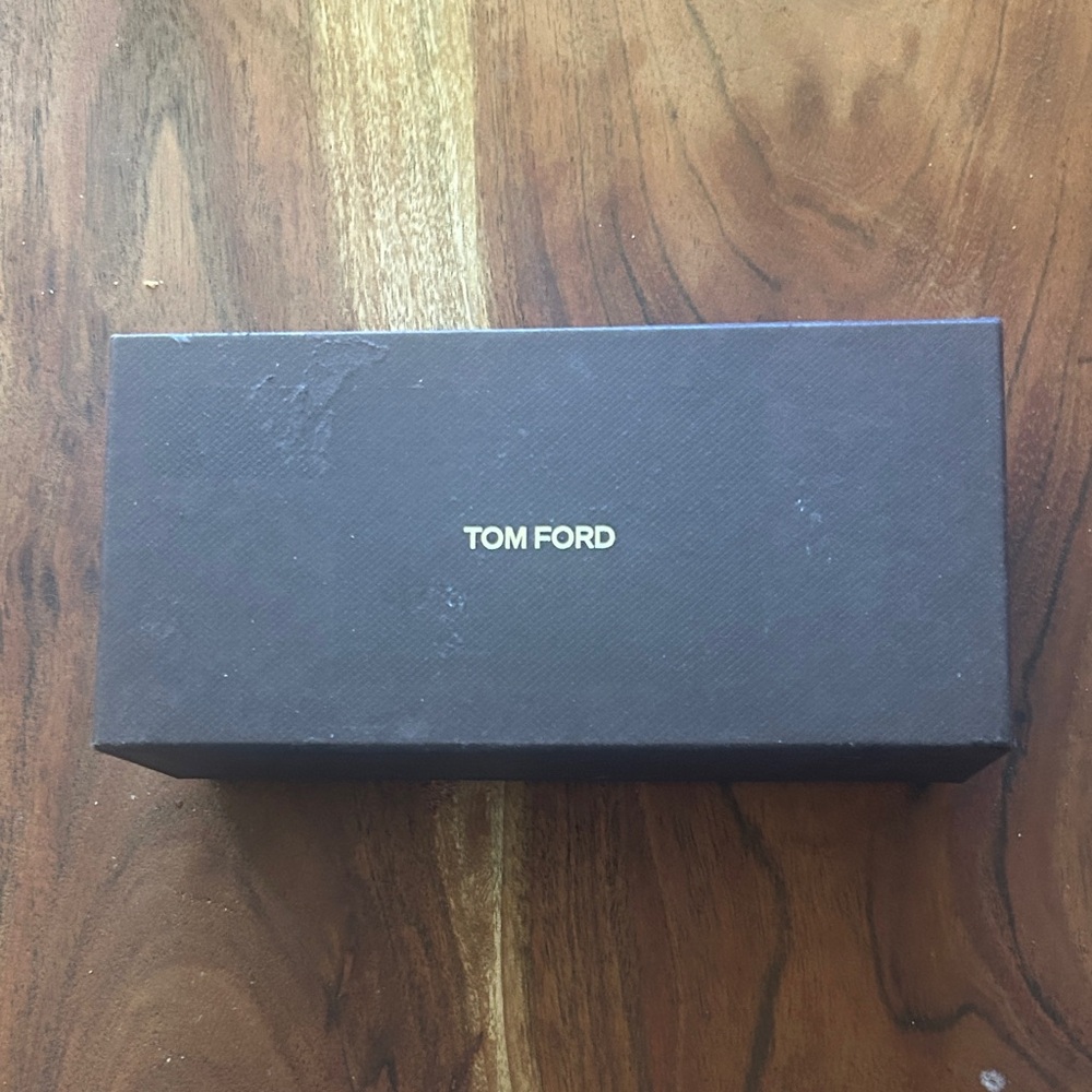 Tom Ford Sunglasses Box in Dark Brown with Gold Logo